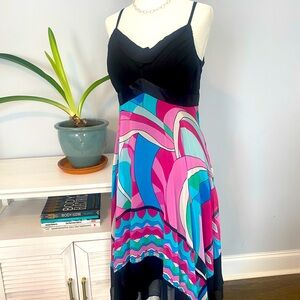 SANGRIA Spaghetti Strap Midi Dress - Size 4